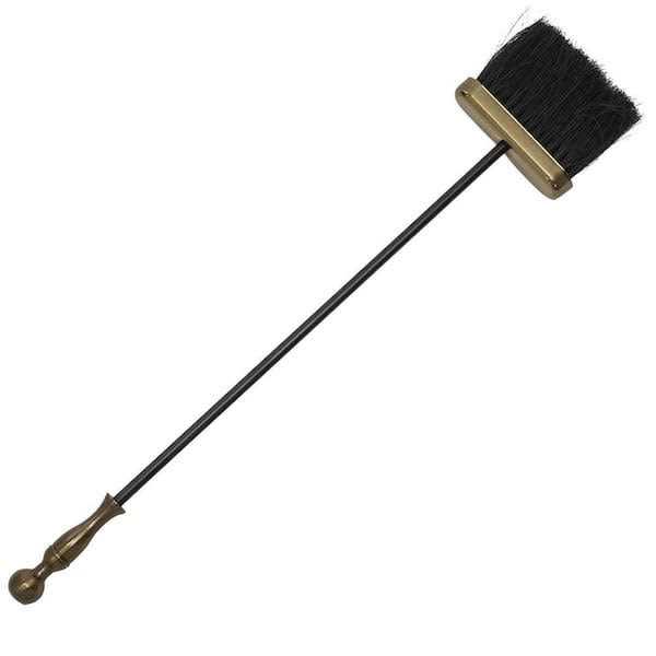 Barton 31 in. 5-Piece Bronze Cast Iron Ball Handle Fireplace Hearth Tool Set with Base Stand