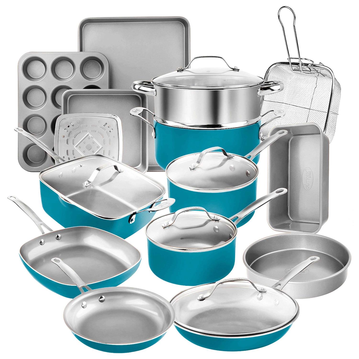 Gotham Steel 20 Piece Nonstick Cookware and Bakeware Set