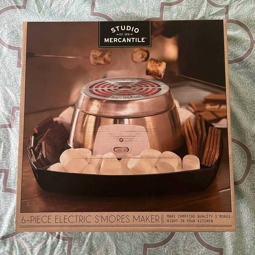 Studio Mercantile Electric Tabletop Smores Maker for Indoors Set