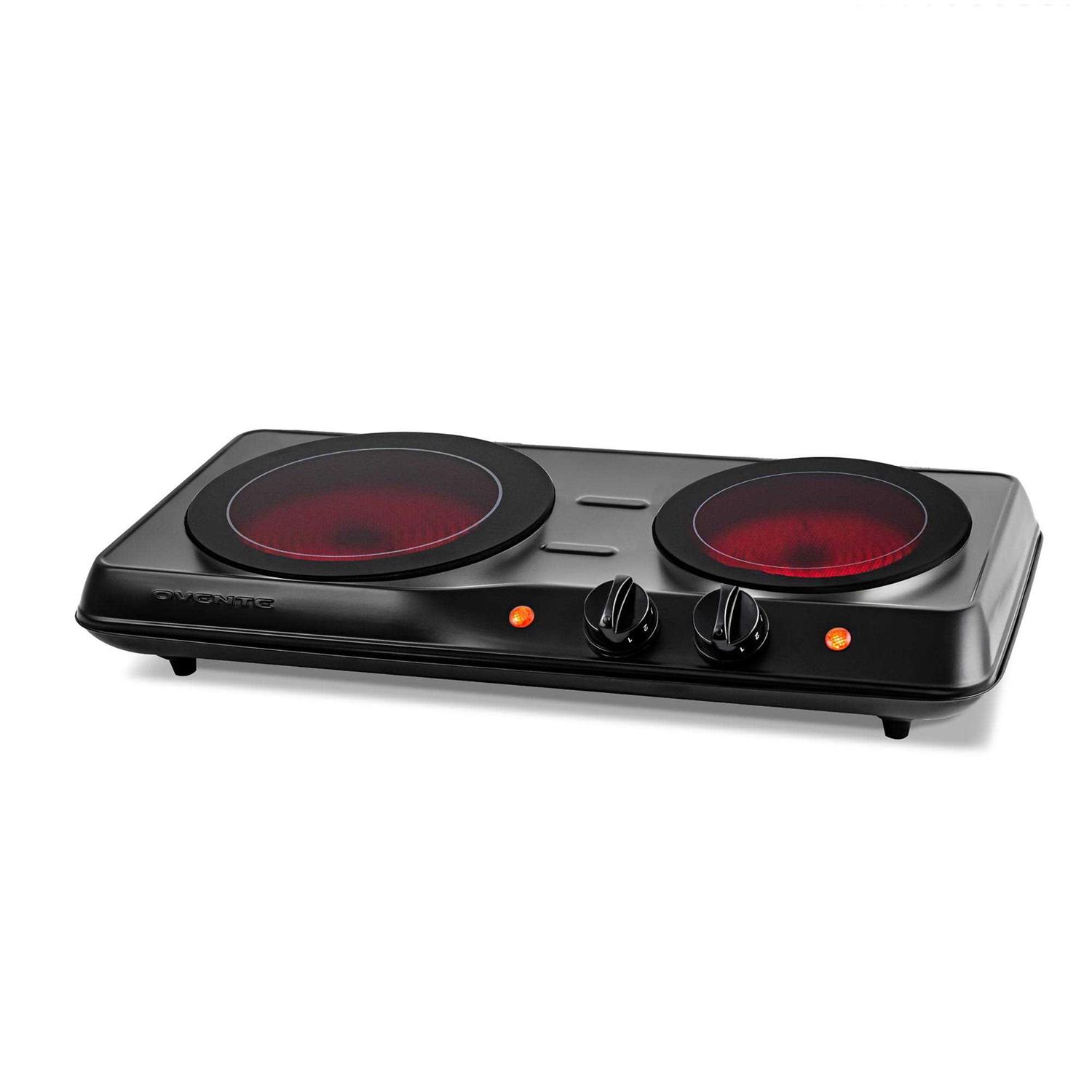 Ovente 1700w Double Hot Plate Electric Countertop Infrared Stove