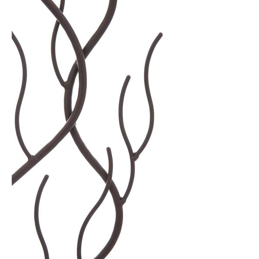 Wind & Weather Abstract Branches Metal Garden Trellis with Three-Pronged Stake