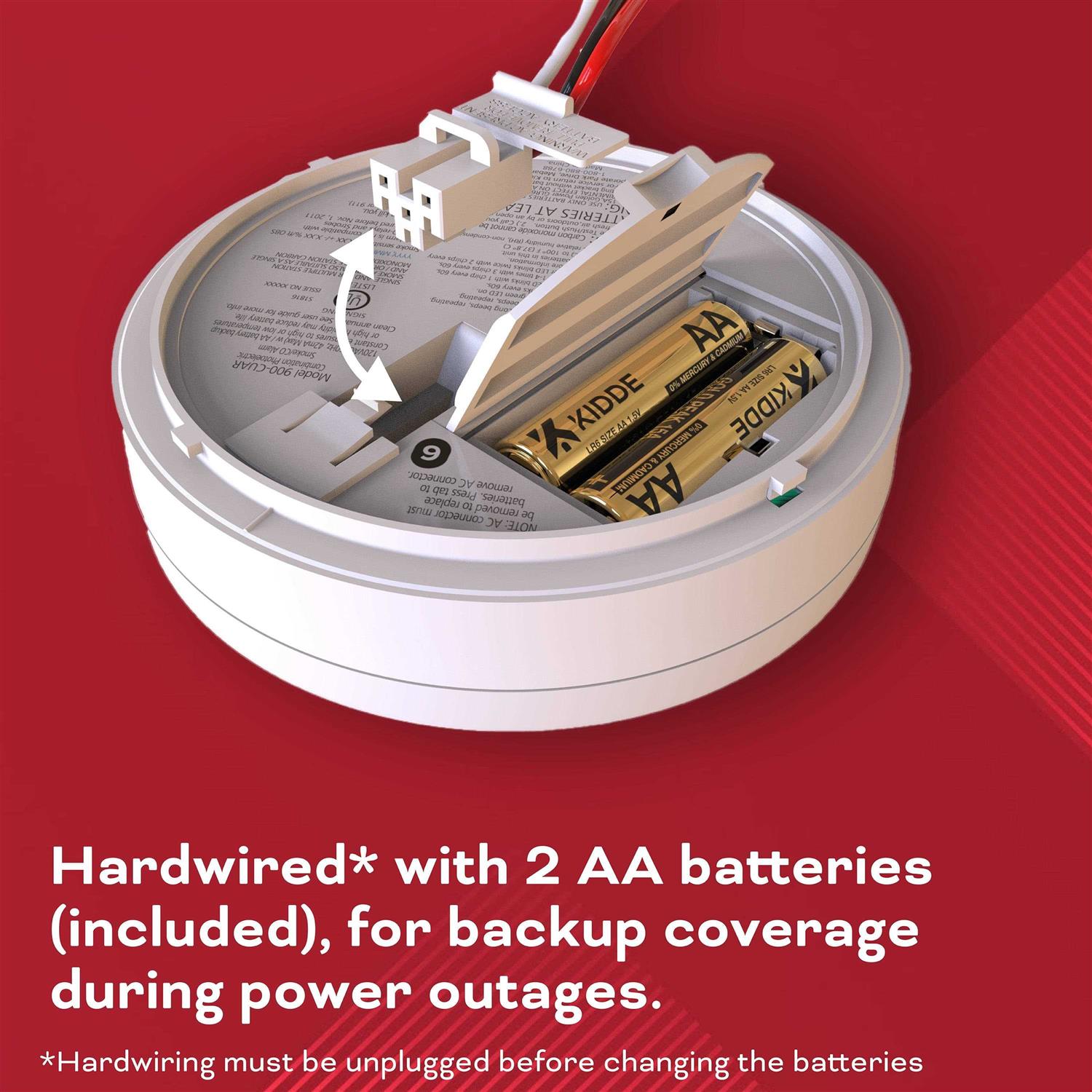 Kidde Hardwired Smoke and Carbon Monoxide Alarm 21032250