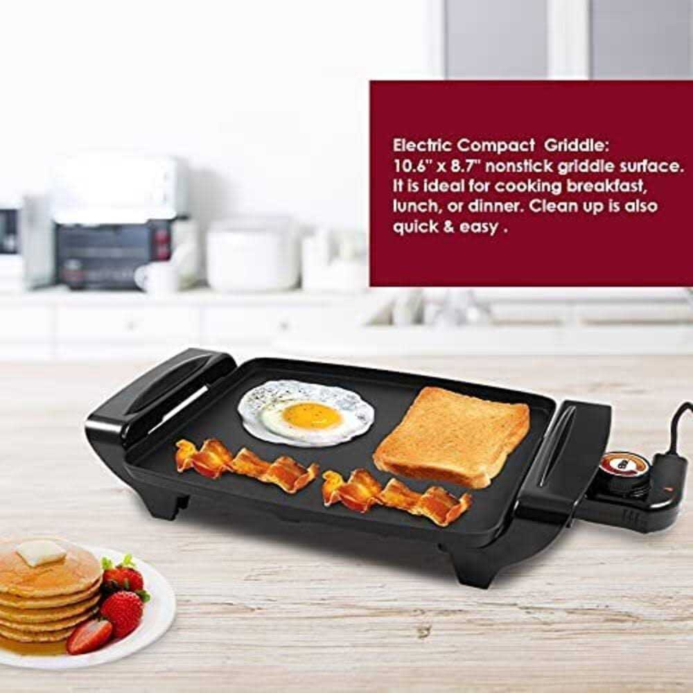 Elite Gourmet EGR2722A Electric Mini Griddle