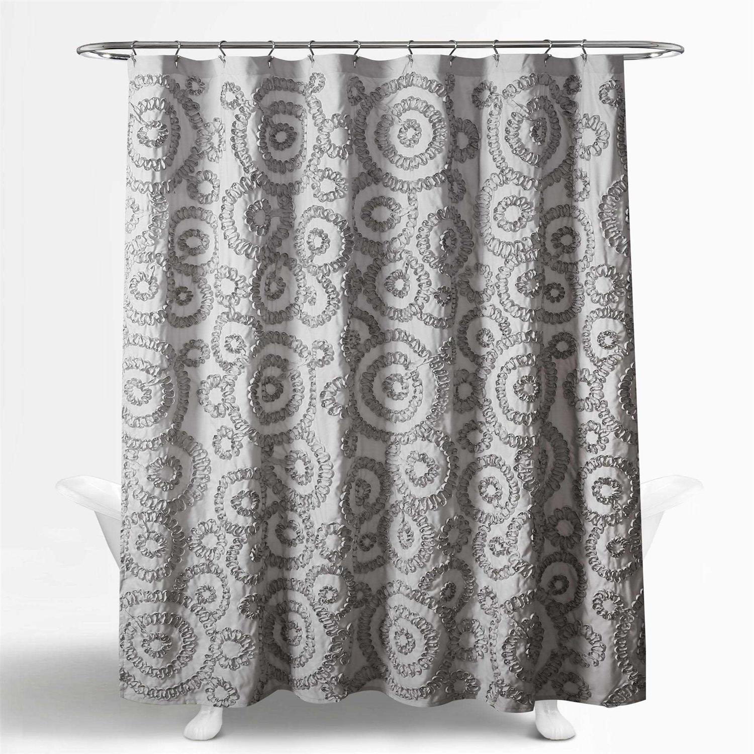 Lush Decor Keila Shower Shower Curtain