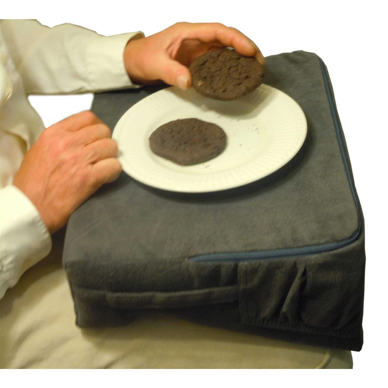 Tip Pedic. Laptop Easel Lap Desk Pillow. Ergonomic Laptop Computer Desk & Desktop Book Stand with Orthopedic Wrist Support