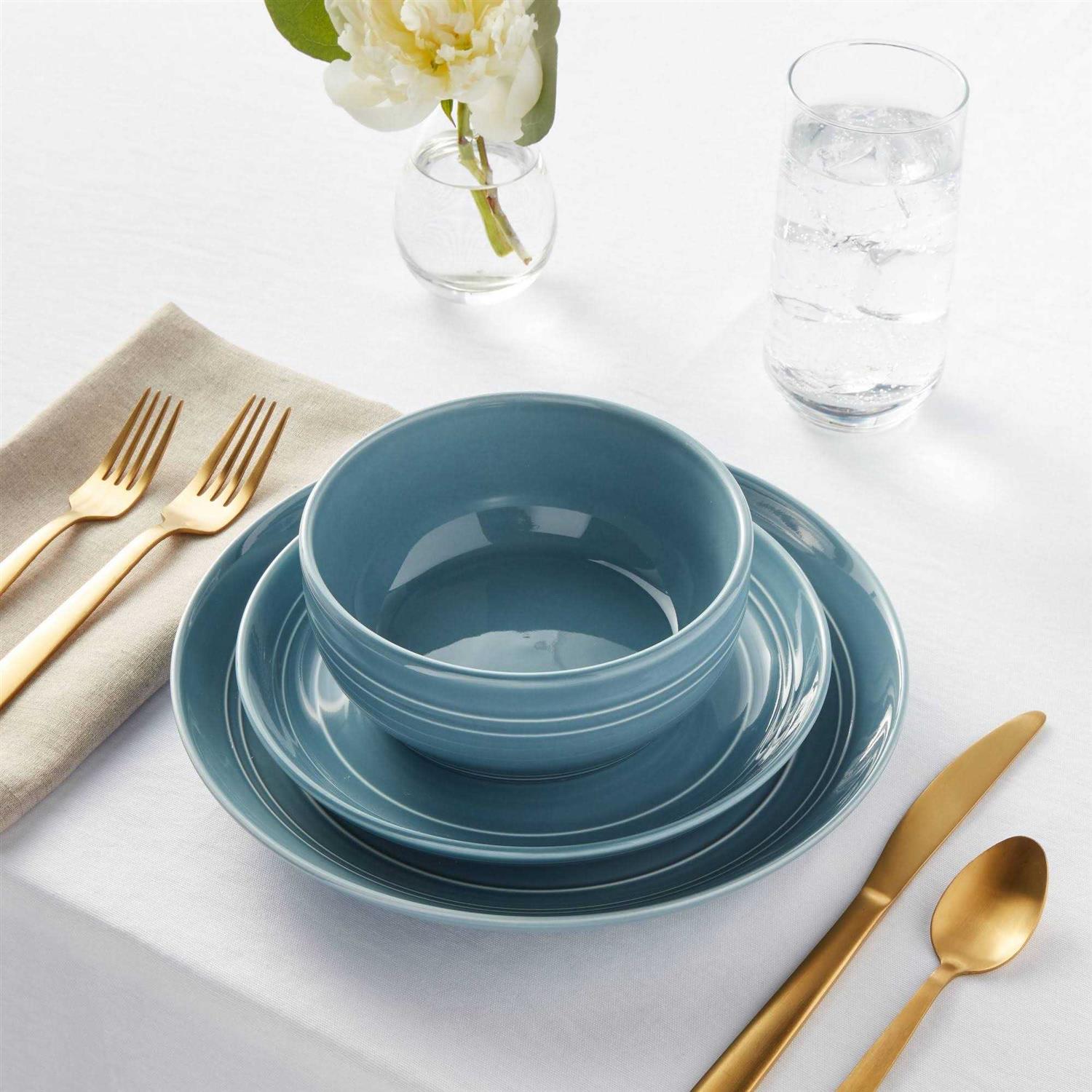 Threshold 12pc Stoneware Westfield Dinnerware Set