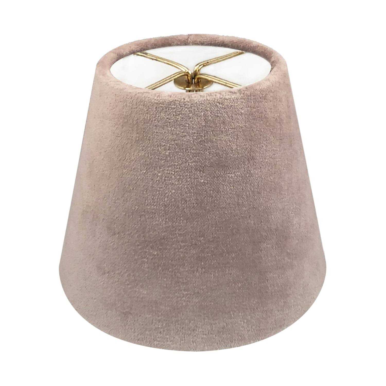 Royal Designs Inc. Clip On Chandelier Shade Velvet Fabric