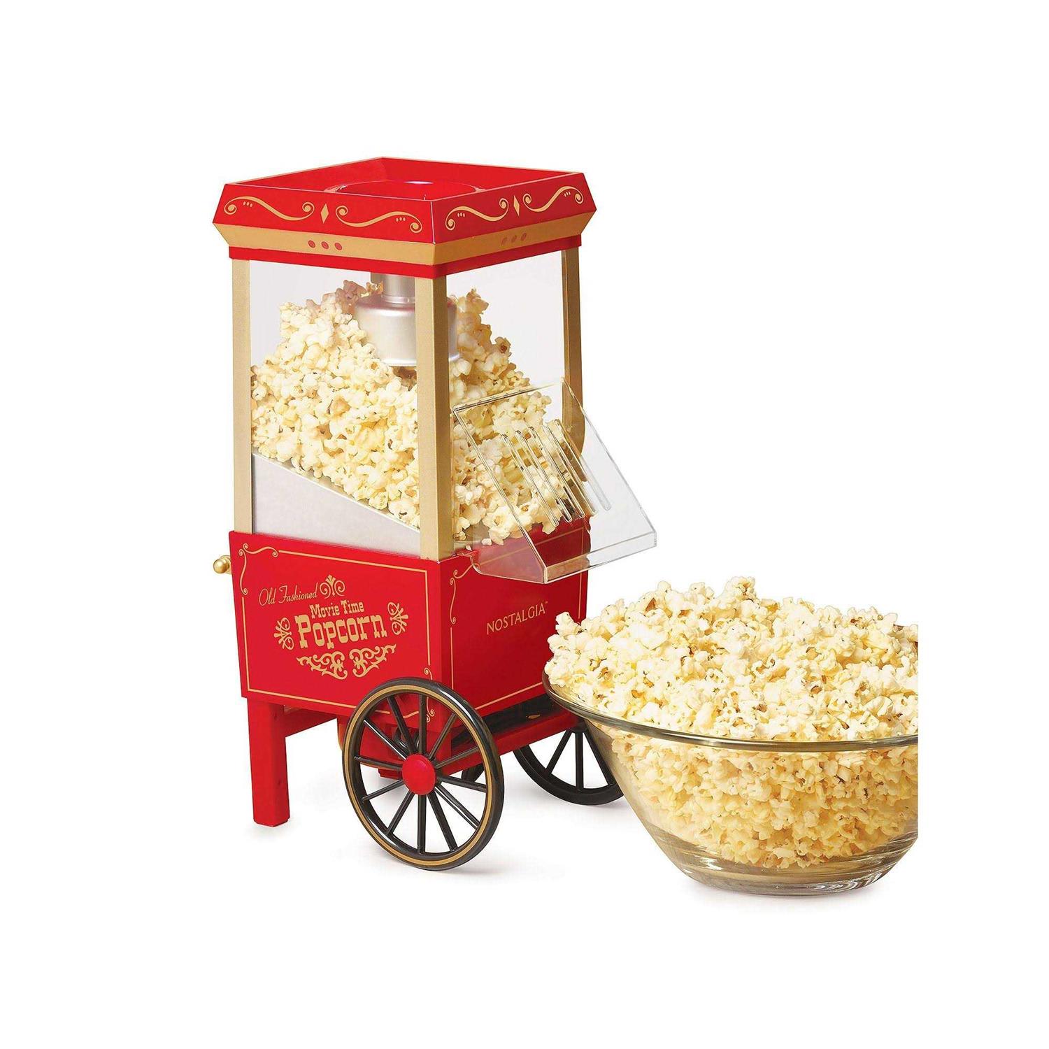 Nostalgia 12 Cup Hot Air Popcorn Maker