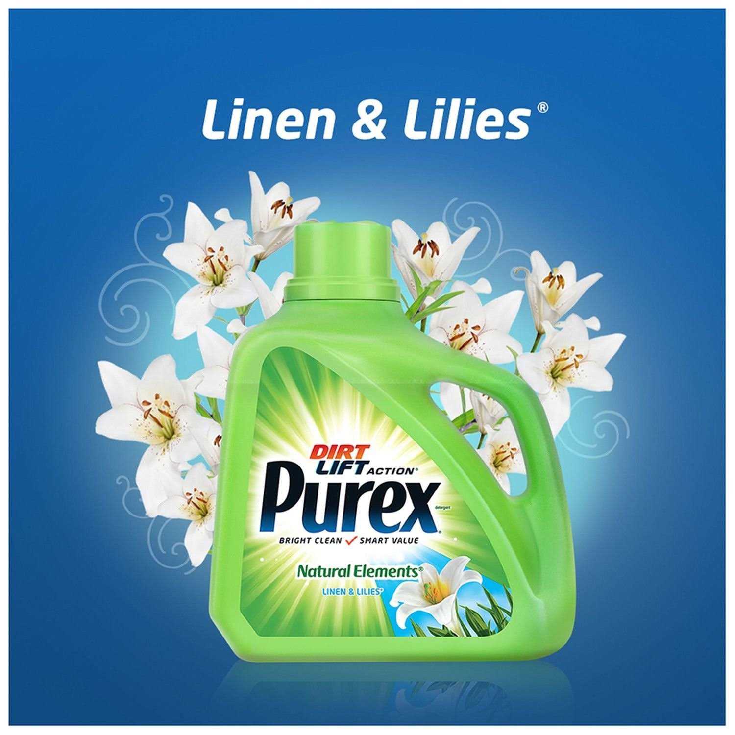 Purex Linen & Lilies Natural HE Elements Liquid Detergent