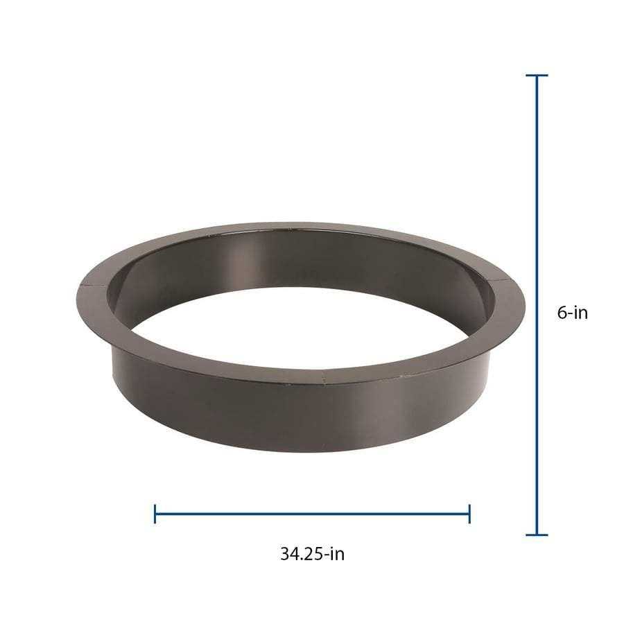 Bond Black Steel Fire Ring 67186L