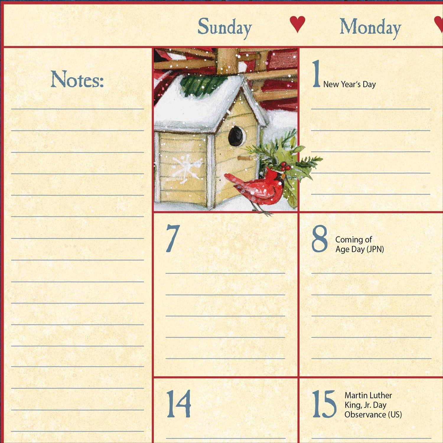 Lang Heart and Home 2024 Desk Pad