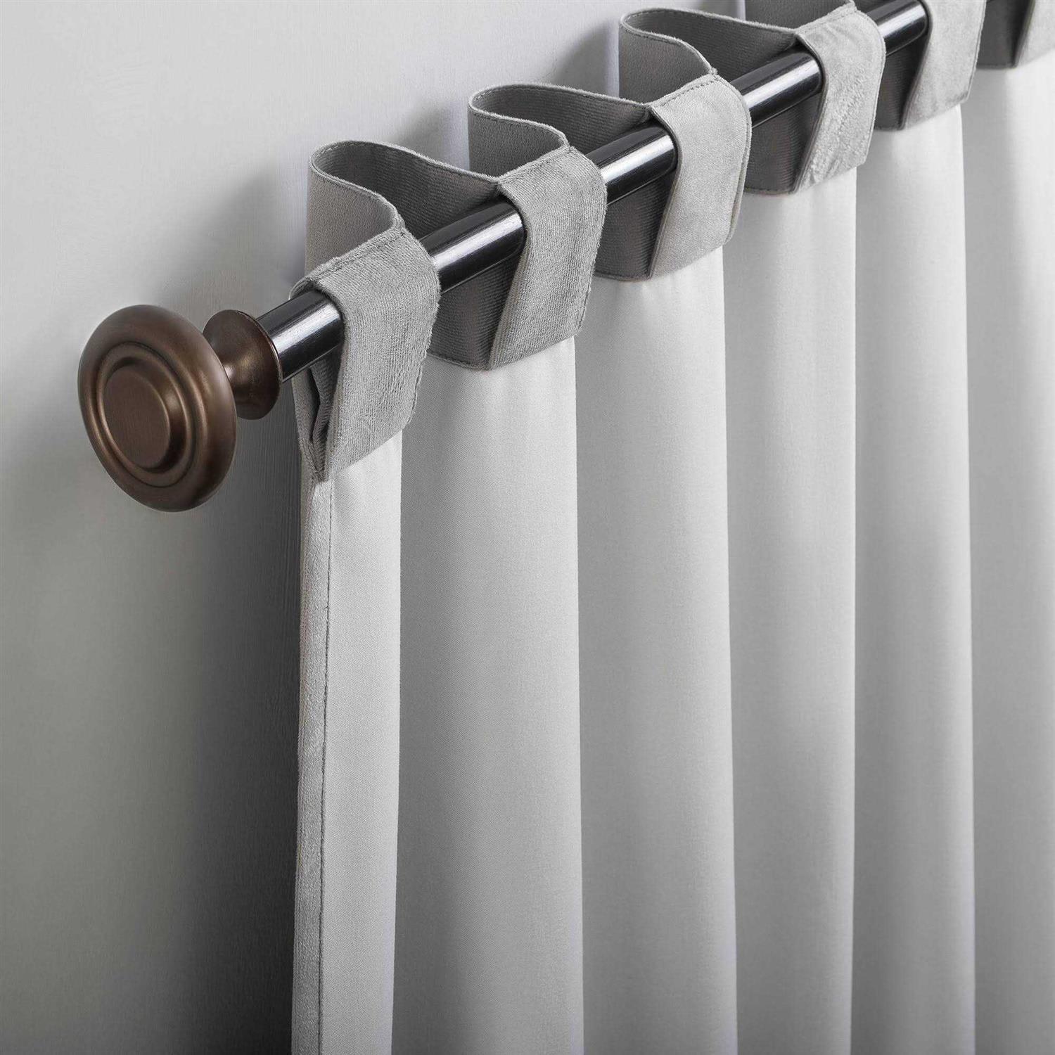 Sun Zero Amherst Velvet Noise Reducing Thermal Extreme Blackout Back Tab Curtain Panel