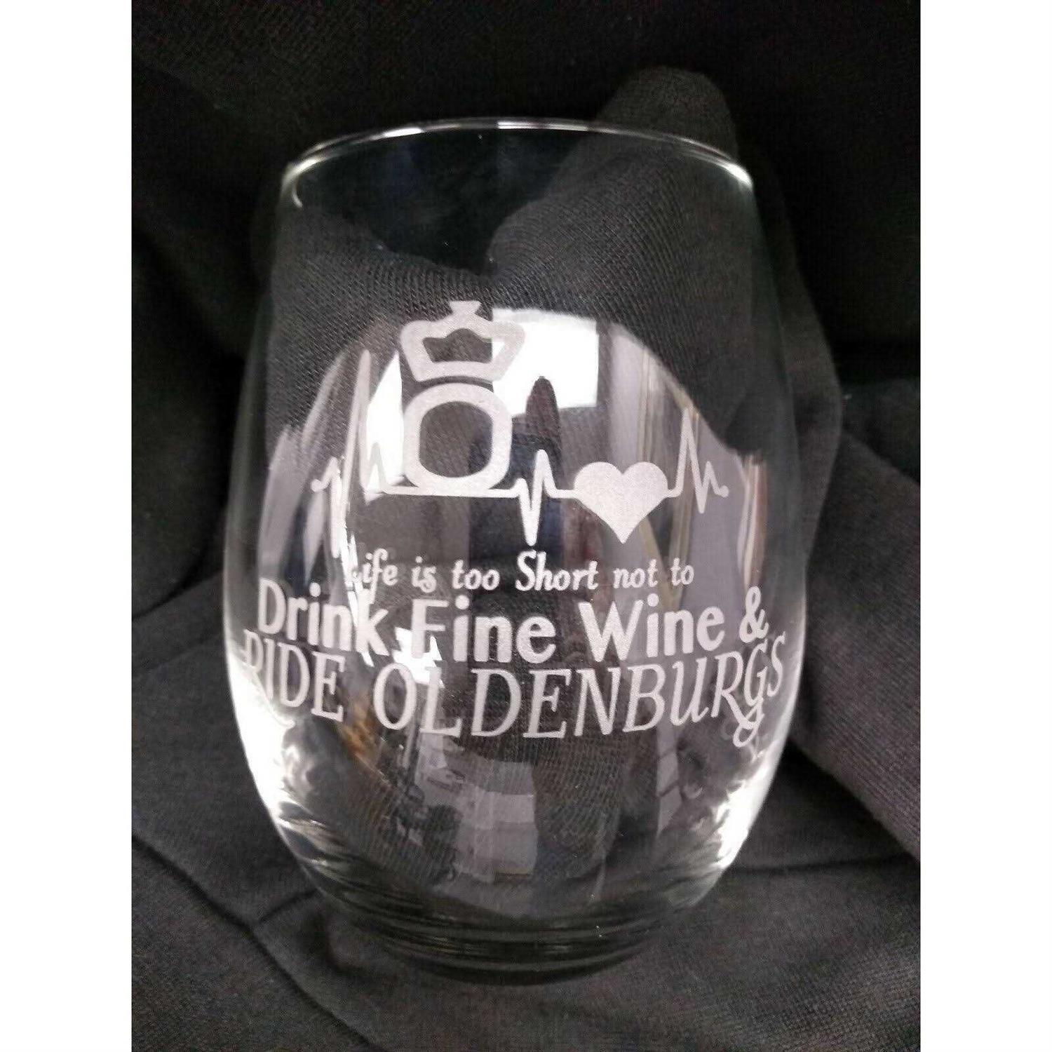 Libbey Stemless 12-Piece Wine Glass Party Set for Red and White Wines