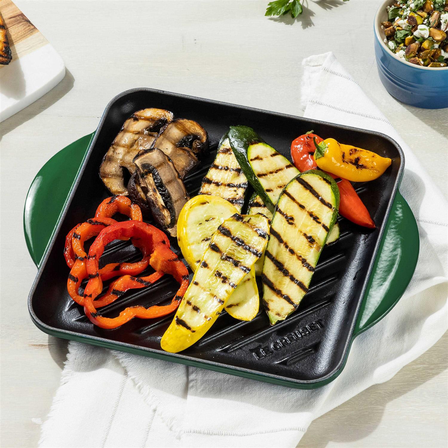 Le Creuset 9.5 Cast Iron Square Griddle Pan