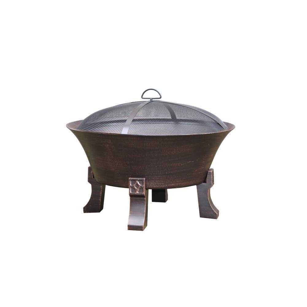 Hampton Bay 26 in Del Oro Cast Iron Fire Pit FT-1107C