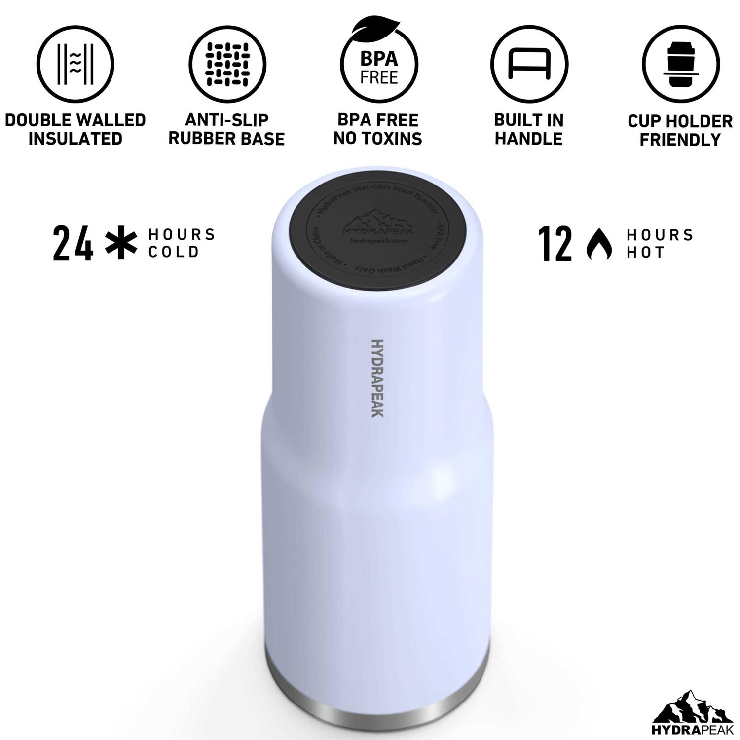 Hydrapeak Nomad 32oz Tumbler with Handle and Straw