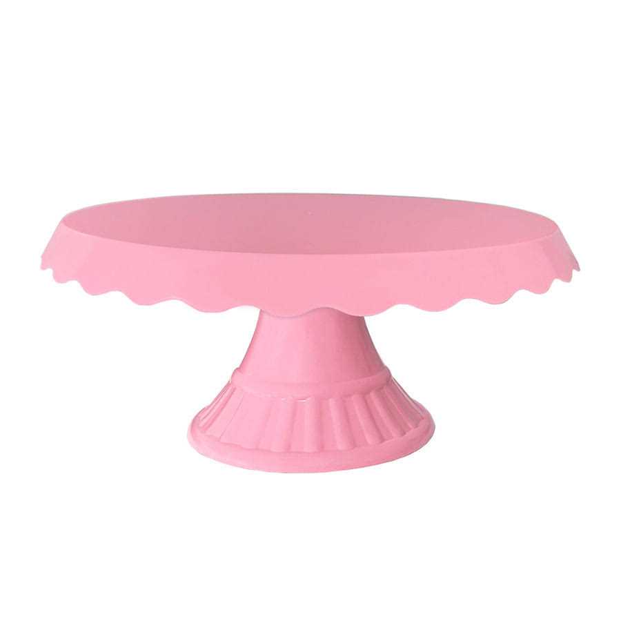 Grupo Mirandinha Acrylic Round Slim Lace Cake Stand Cupcake Stand Candy Stand