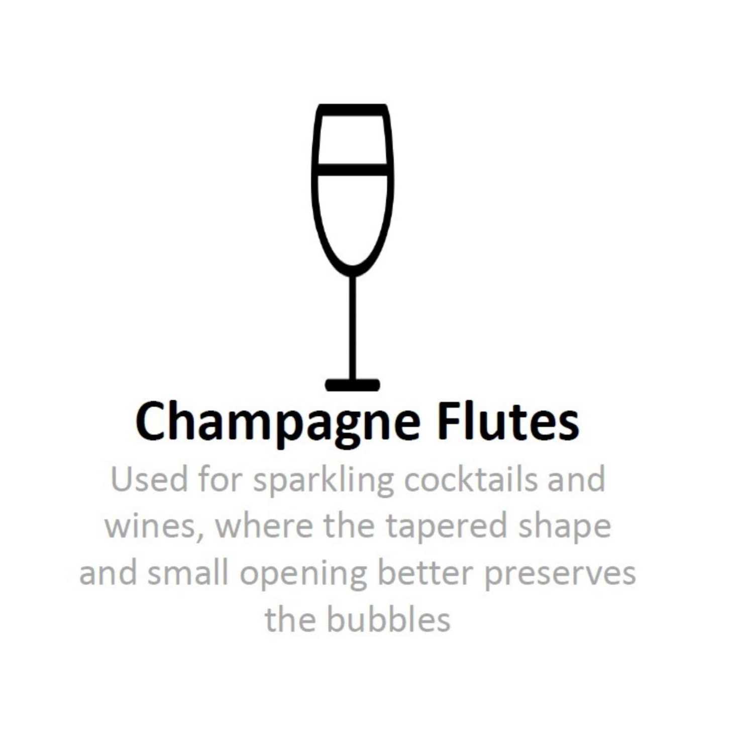 TOSSWARE POP 9oz Flute Premium Quality