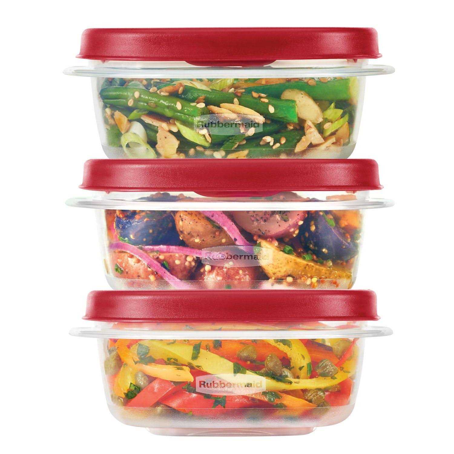 Rubbermaid Containers + Lids