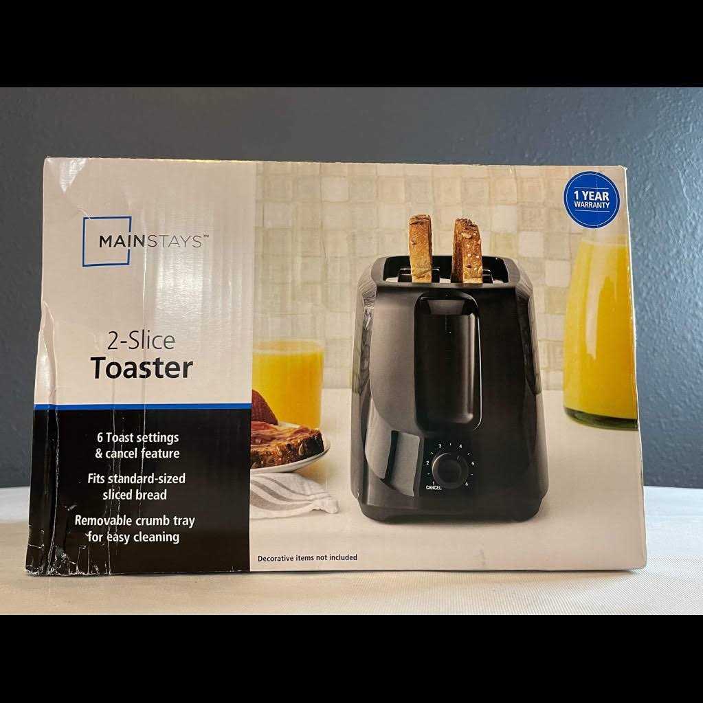 Mainstays 2-Slice Toaster Crumb Tray