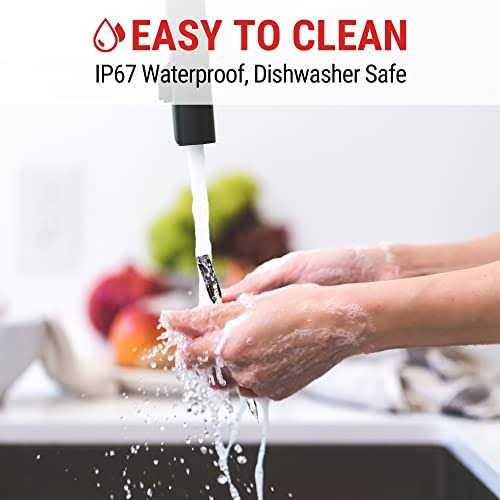 ThermoPro TempSpike Premium Truly Wireless Meat Thermometer up to 500-Ft Remote Range