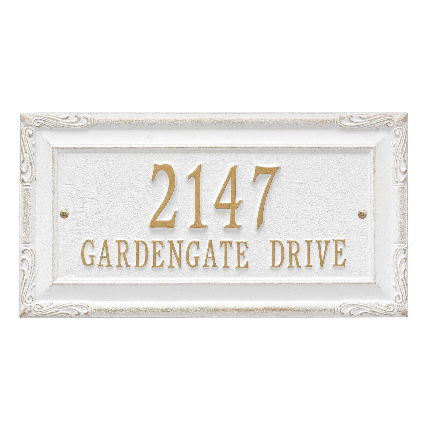 Whitehall Personalized Gardengate Grande Plaque