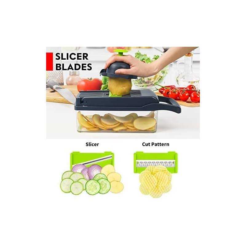 SNIFITAR Vegetable Chopper Multifunctional Kitchen Slicer For Onion