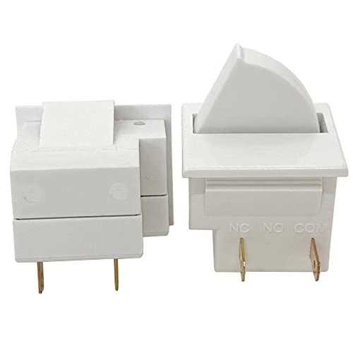 2Pcs Refrigerator Door Light Switch 2 Feet Compatible for GE Whirlpool