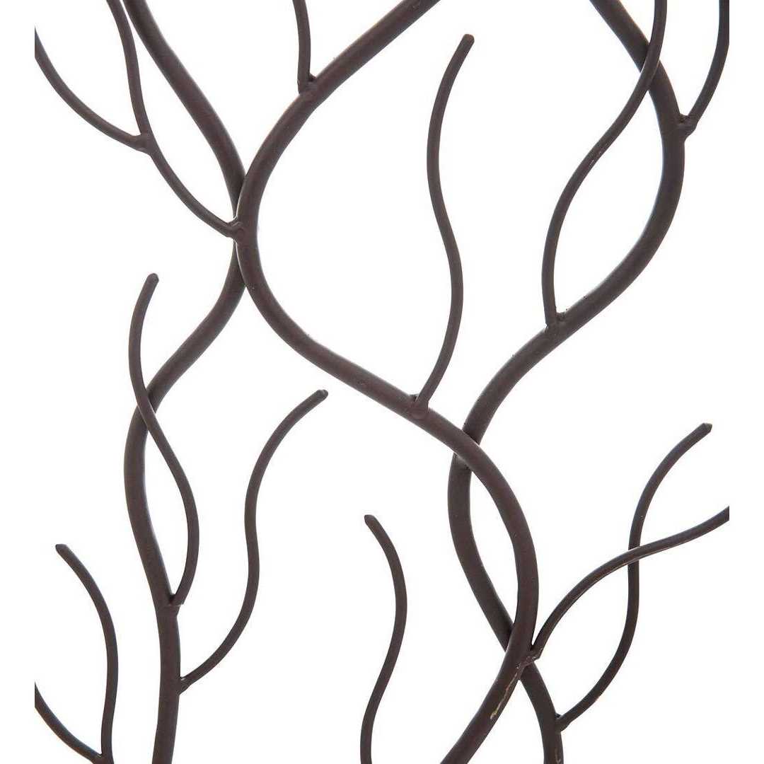 Wind & Weather Abstract Branches Metal Garden Trellis with Three-Pronged Stake
