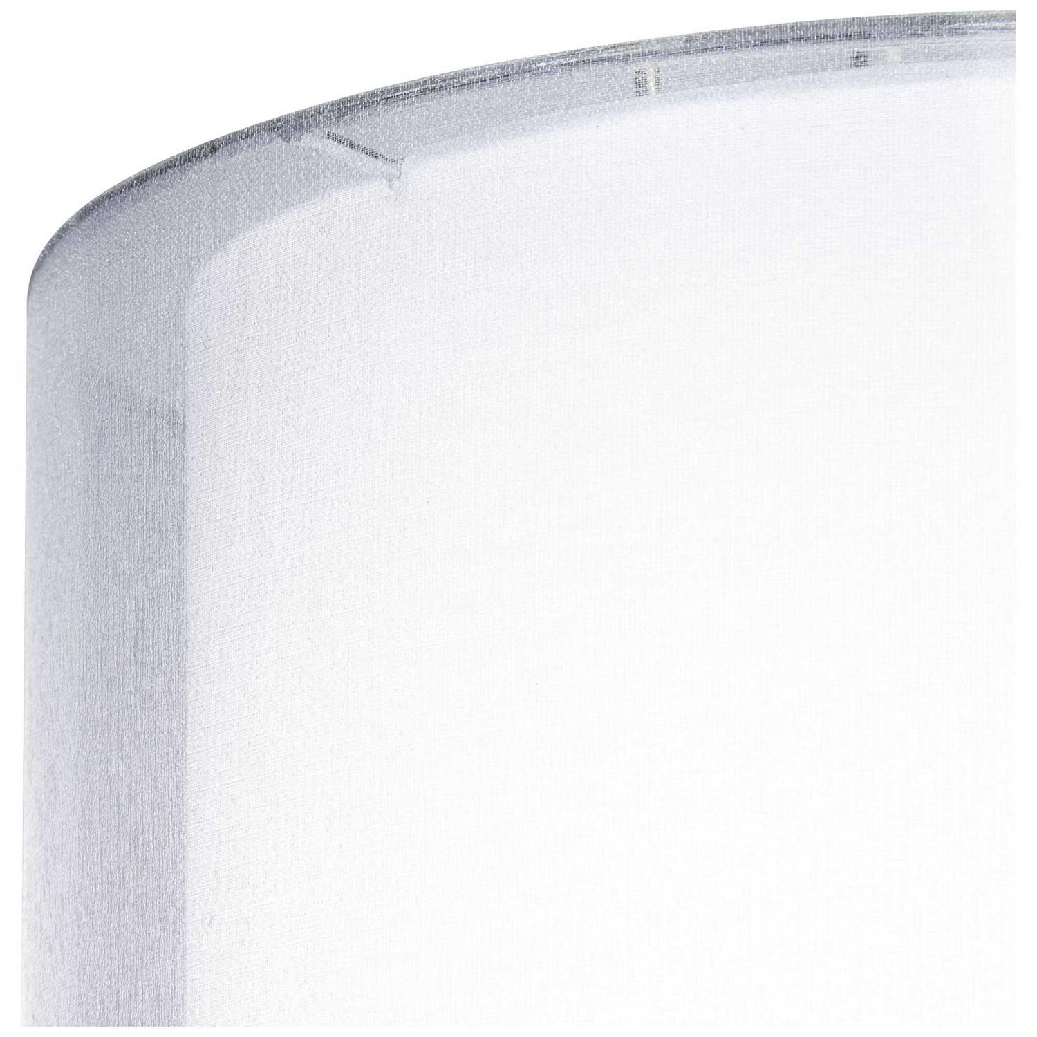 Springcrest Silver and White Double Sheer Shade 12x12x9