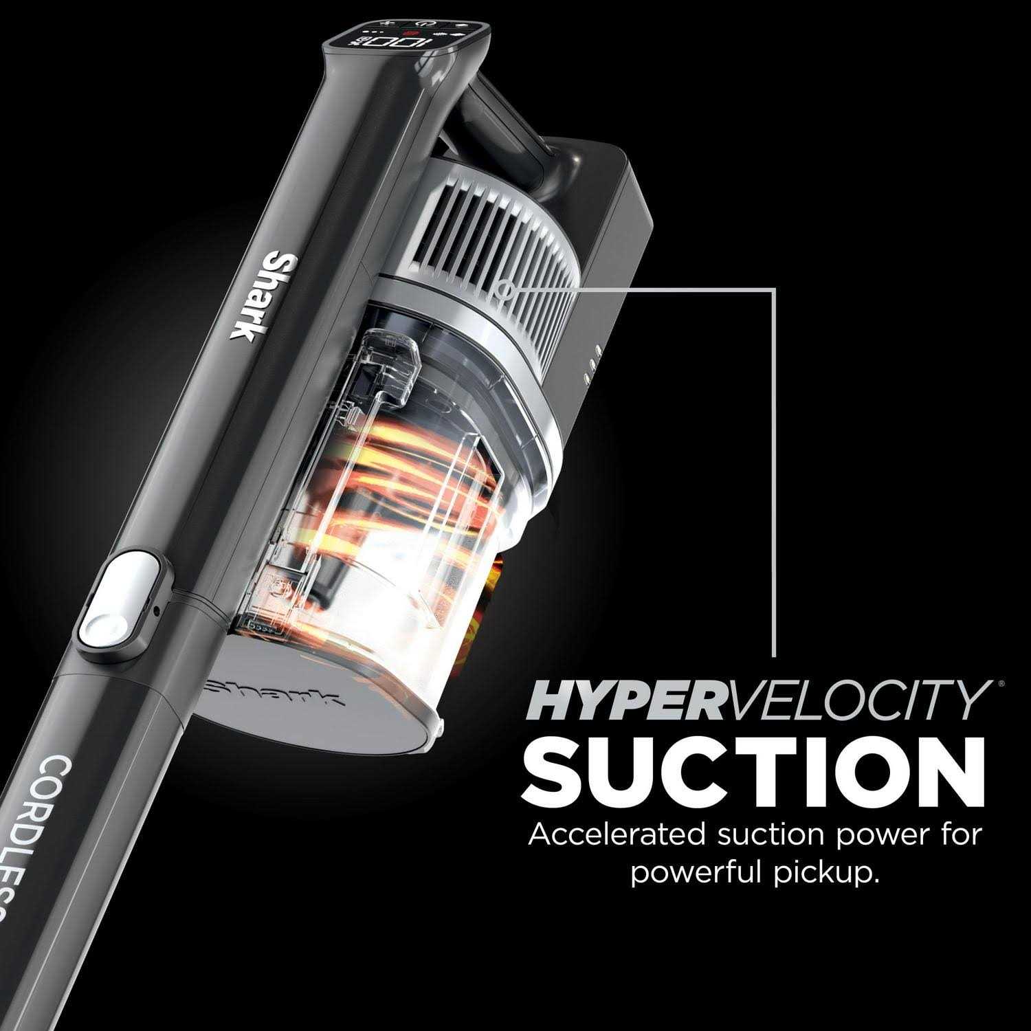 Shark Cordless Pro Stick Vacuum Cleaner with Powerfins Brushroll Crevice Tool & Dusting Brush Included WZ531H