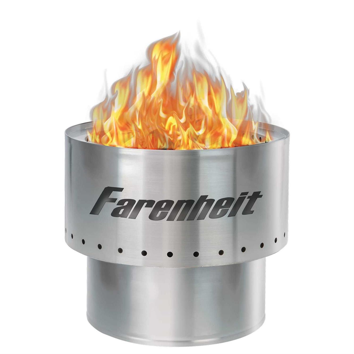 Farenheit Stainless Steel Portable Fire Pit