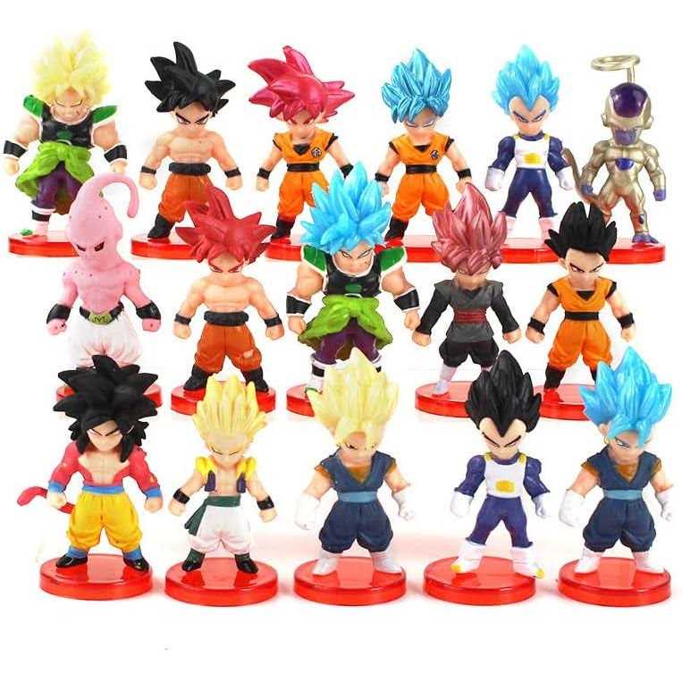 Dragon Ball Z 16-Piece Action Figure Set