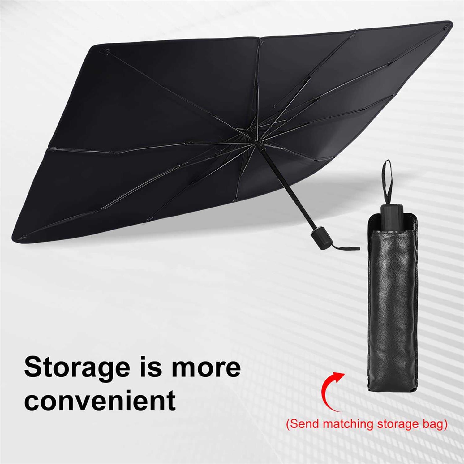 Foldable Car Windshield Umbrellas Car Windshield Sun Shade Umbrella for Front Windows