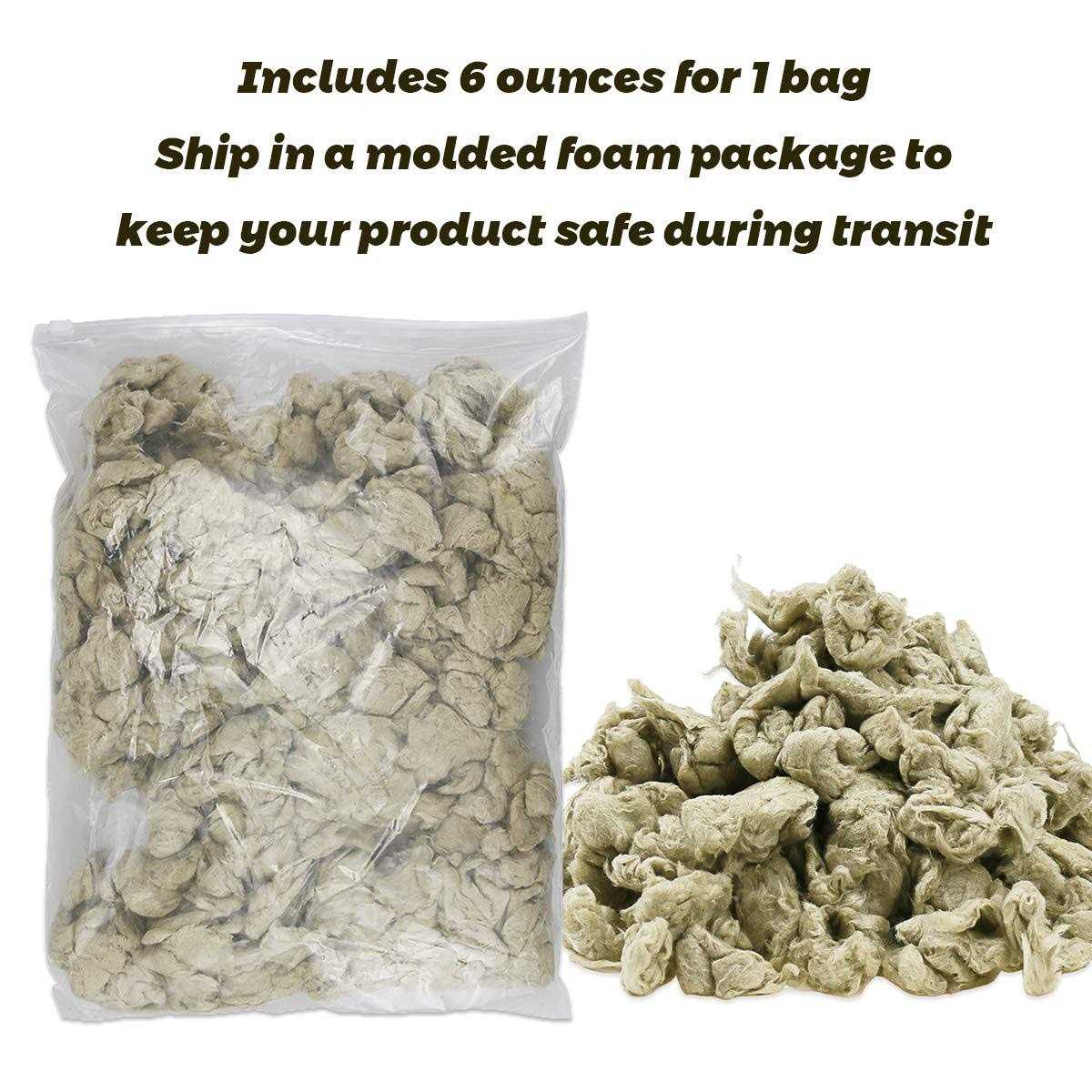 Utheer Gas Fireplace Glowing Embers, Rock Wool for Vent Free or Vented Gas Log S