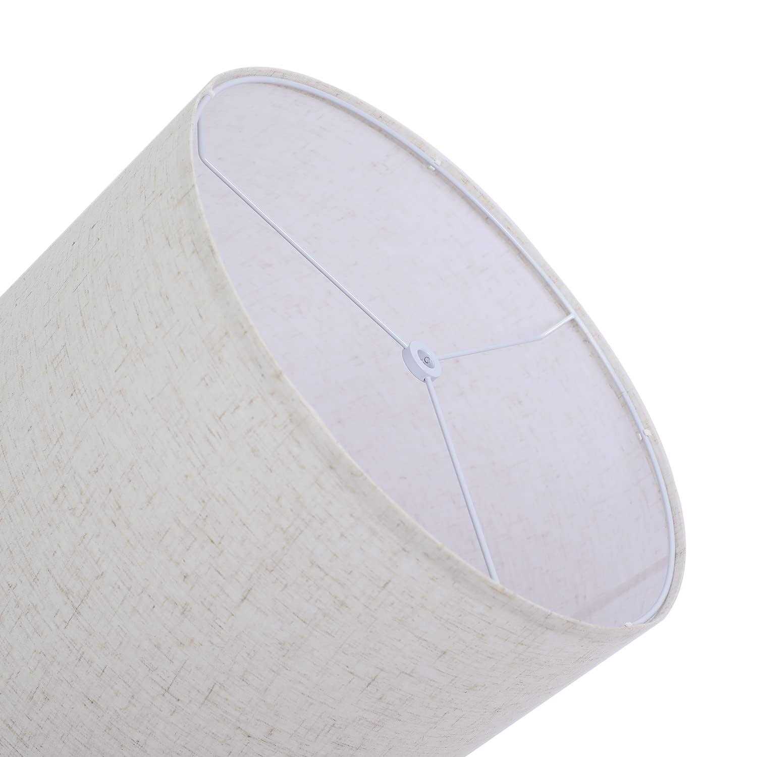 Mkxszt Drum Lamp Shade Set of 2 13x13x10 inches Easy Assembly Lampshades for Table Lamp