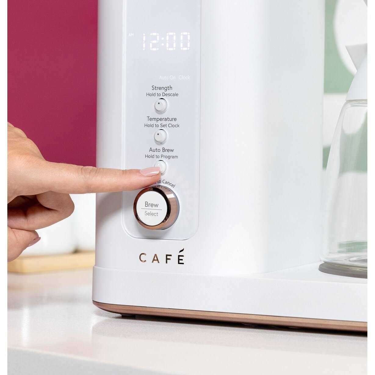 Cafe Specialty Drip Coffee Maker with Glass Carafe