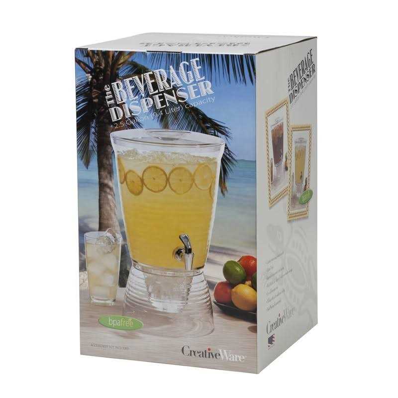 CreativeWare 2.5-Gallon Bark Beverage Dispenser