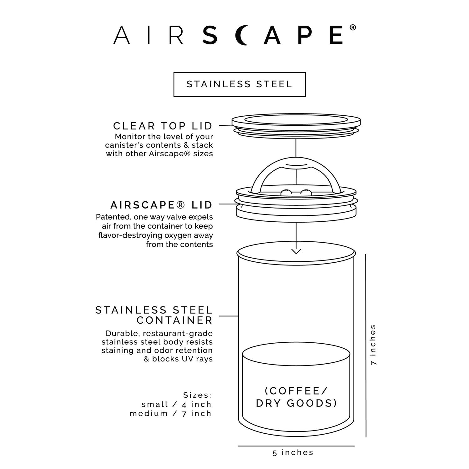 Airscape Coffee Canister