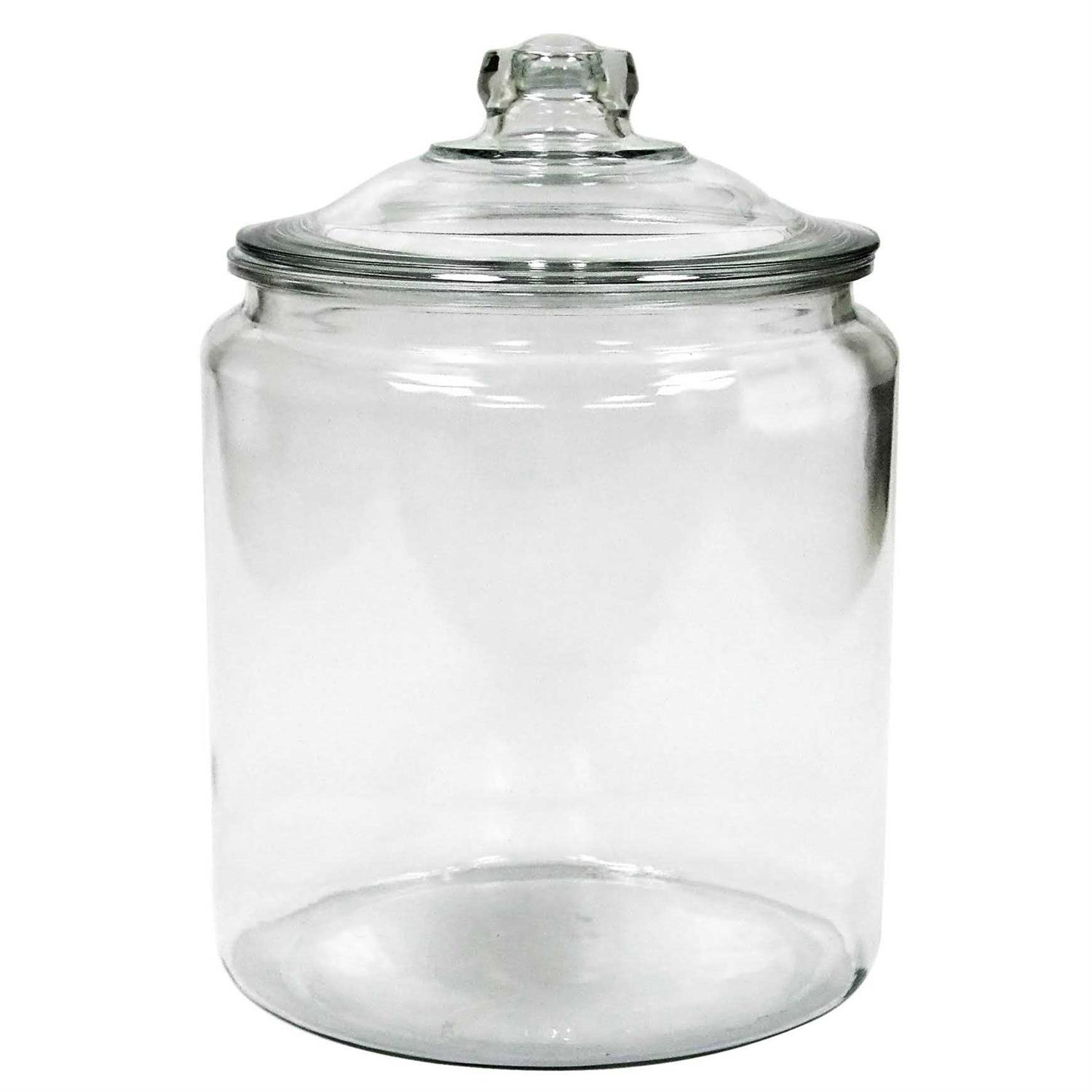Anchor Hocking Heritage Hill Glass Jar