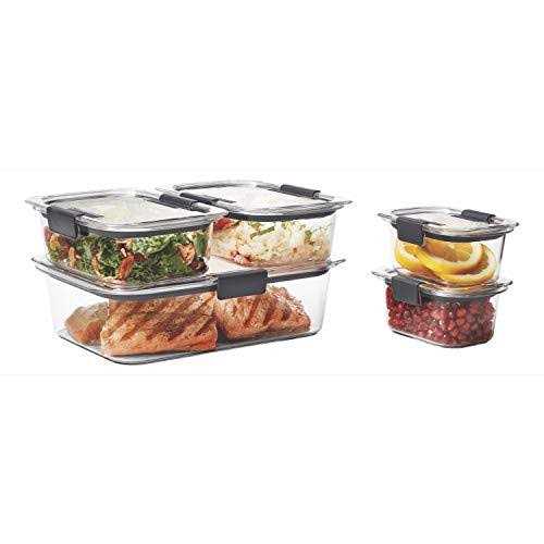 Rubbermaid 10-Piece Brilliance Food Storage Set