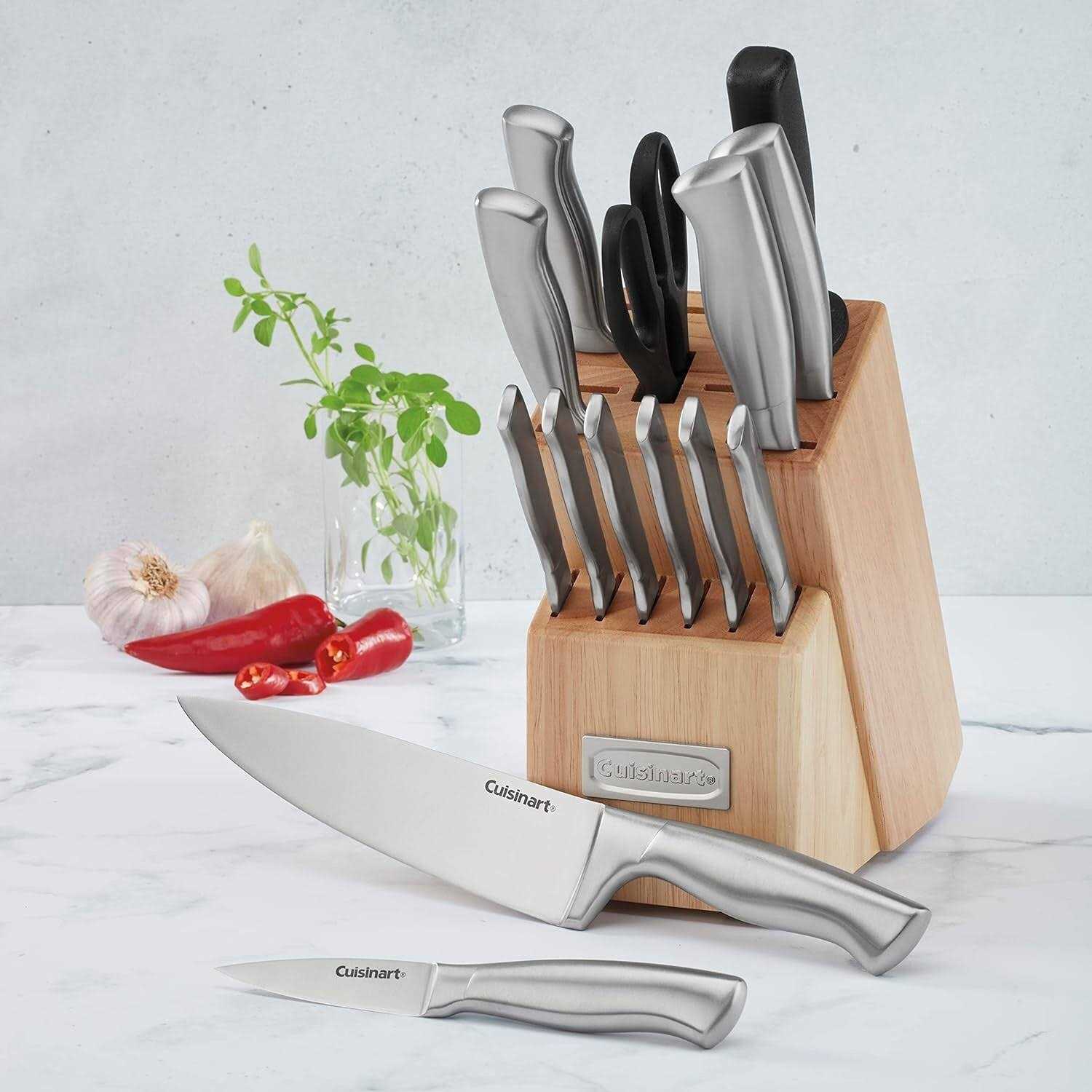 Cuisinart 15 Piece Stainless-Steel Hollow Handle Block Set