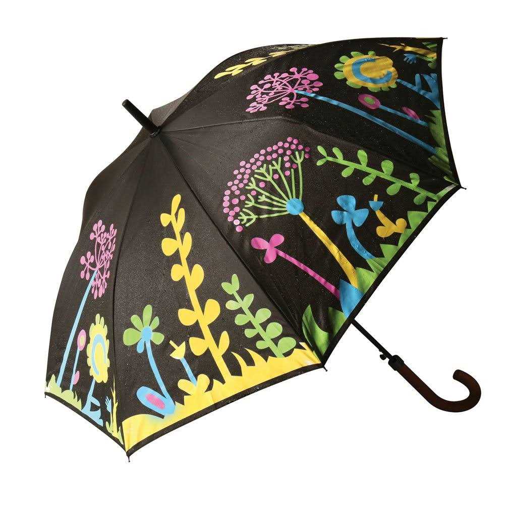 WHAT ON EARTH Unisex Adult Color-Changing Flowers & Dragoy Umbrella