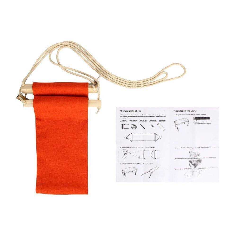 AccMart Adjustable Mini Foot Rest Stand Office Desk Feet Hammock