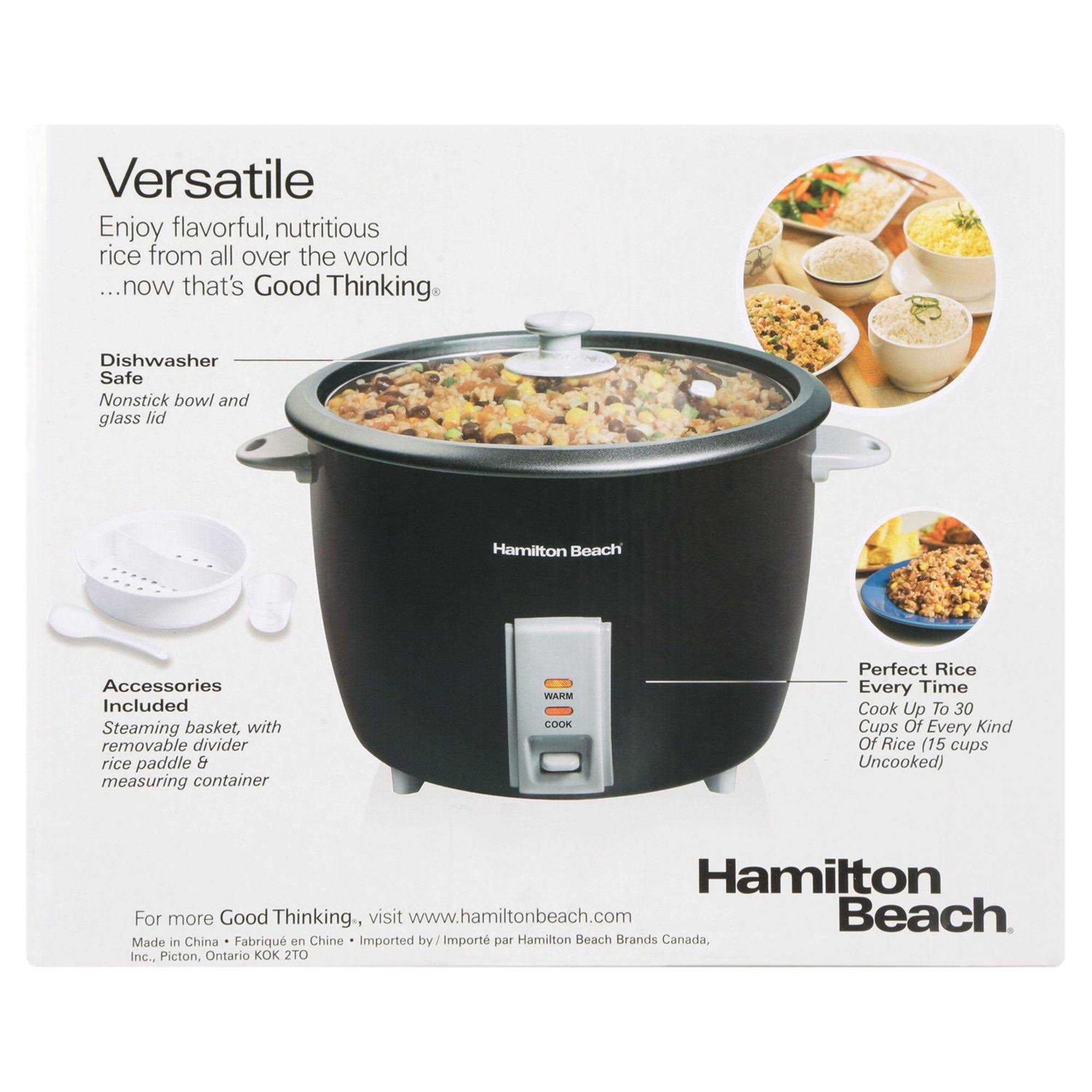 Hamilton Beach 30 Cup Rice Cooker