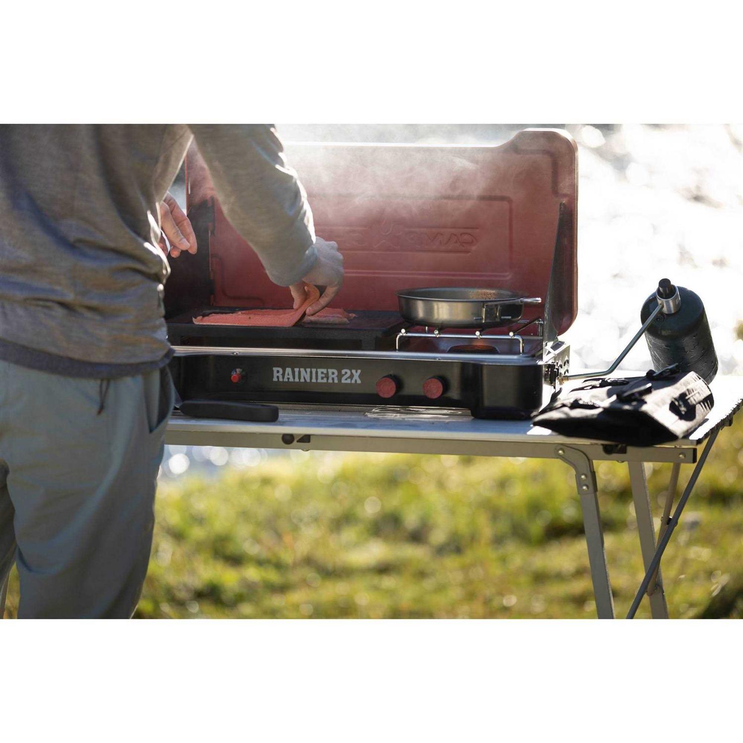 Camp Chef Mountain Series Rainier 2X Two-Burner Cooking System