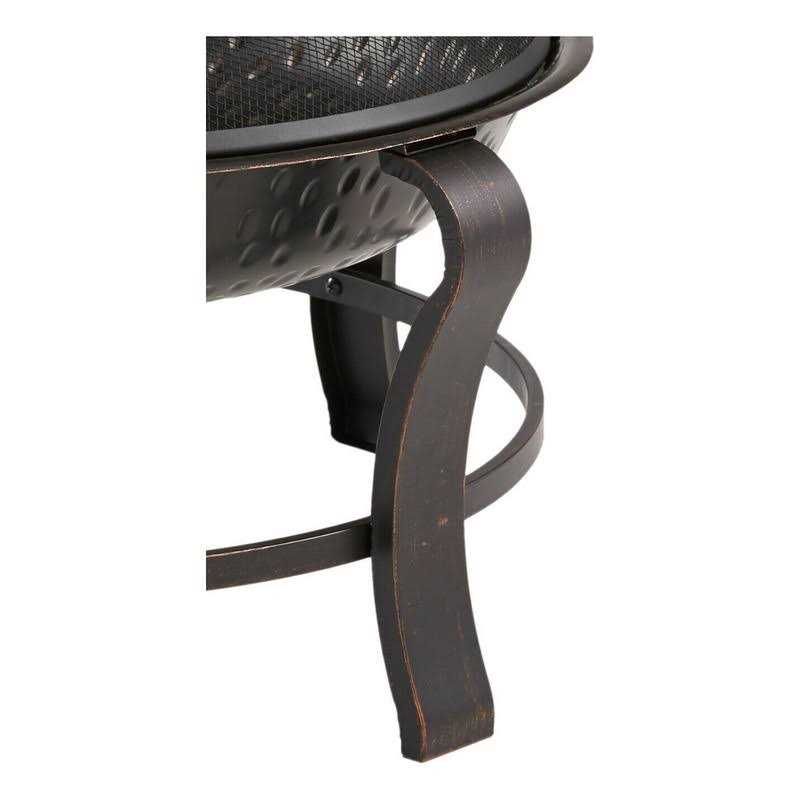 Mainstays Owen Park 28 inch Round Wood Burning Fire Pit