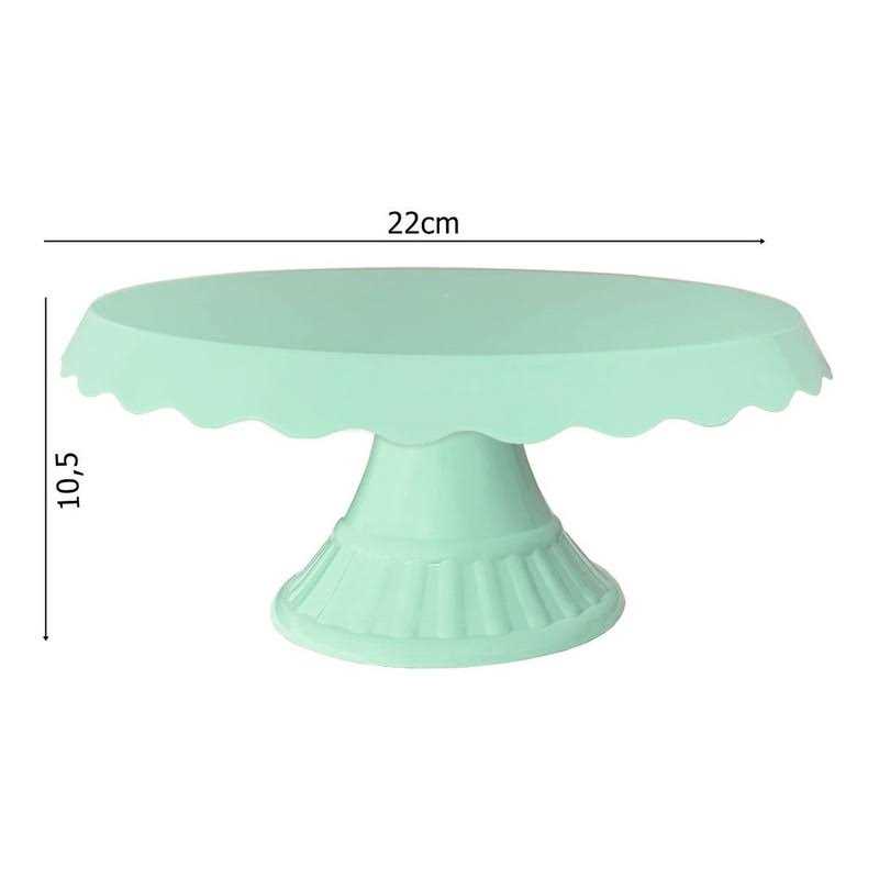 Grupo Mirandinha Acrylic Round Slim Lace Cake Stand Cupcake Stand Candy Stand