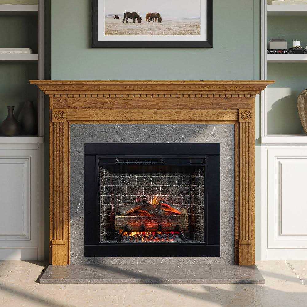 Modern Ember Uptown 28-In Smart Electric Fireplace Insert & Trim Kit