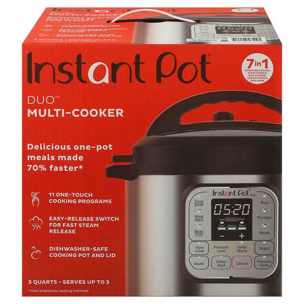 Instant Pot Duo 3 qt Pressure Cooker